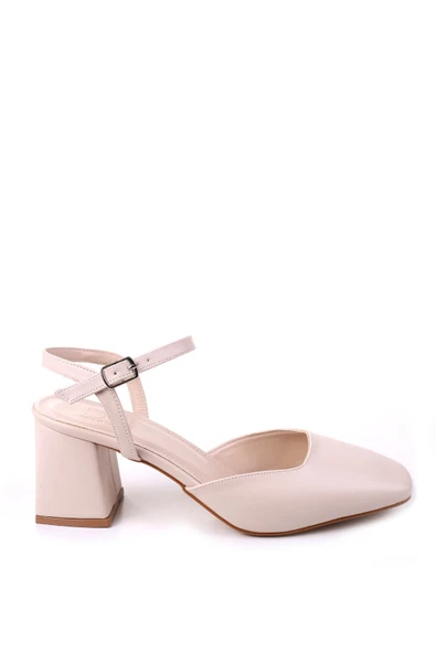 Papuç Sepeti SB-100 Kadın Klasik 7 Cm Topuklu Kadın Ayakkabı - Resim 4