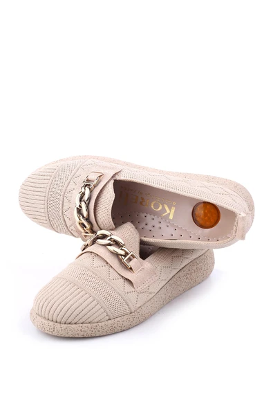 Papuç Sepeti 4757 Kadın Triko Örme Günlük Rahat Babet Ayakkabı - Resim 10