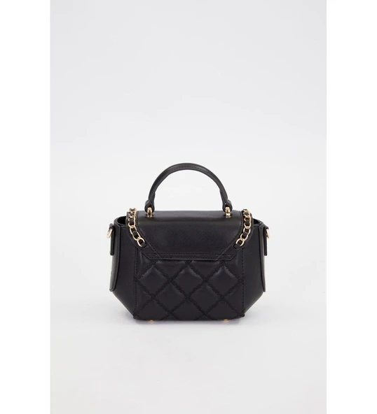 Levidor 930428 Kadın Dikdörtgen Metal Kilit Detaylı  El & Omuz Çantası - Resim 5