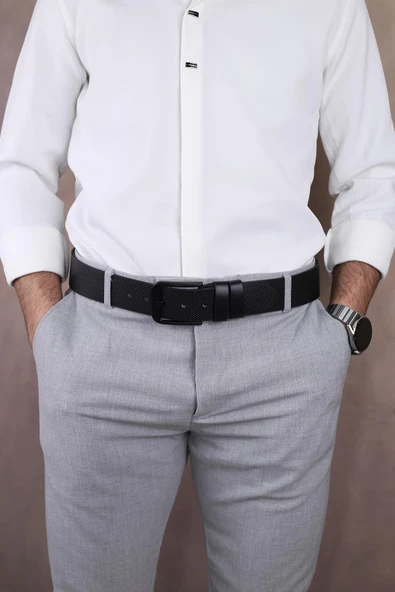 Papuç Sepeti 4401 Erkek Kot & Kumaş Kemeri - Resim 3