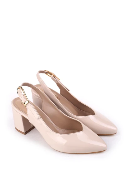 Papuç Sepeti 066 Kadın 7 cm Topuklu Ayakkabı ürün görseli 1