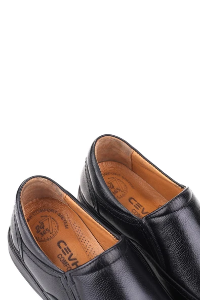 Papuç Sepeti 4562 Erkek  Hakiki Deri Ortopedik Comfort Ayakkabı - Resim 7