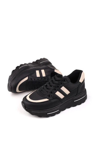 Papuç Sepeti 4730 Rahat Anatomik Yüksek Taban Kadın Spor Ayakkabı - Resim 5