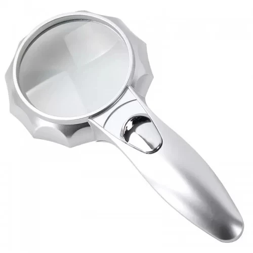 4x 6 Led Işık Aydınlatma 75mm Optik Lens El Büyüteç ürün görseli 1