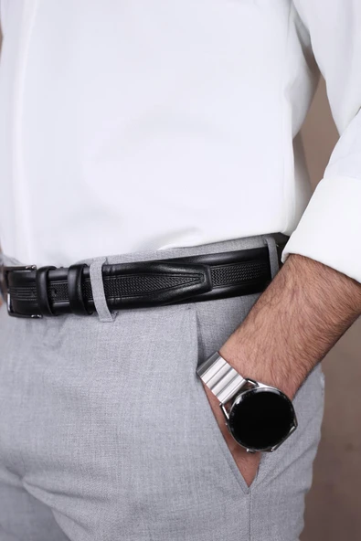 Papuç Sepeti 4397 Erkek Kumaş Kemeri ürün görseli 1