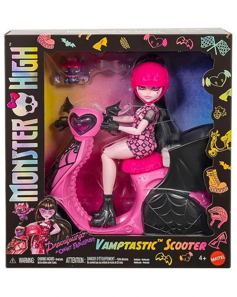 Monster High Vamptastic Scooter Draculaura JDR61 ürün görseli