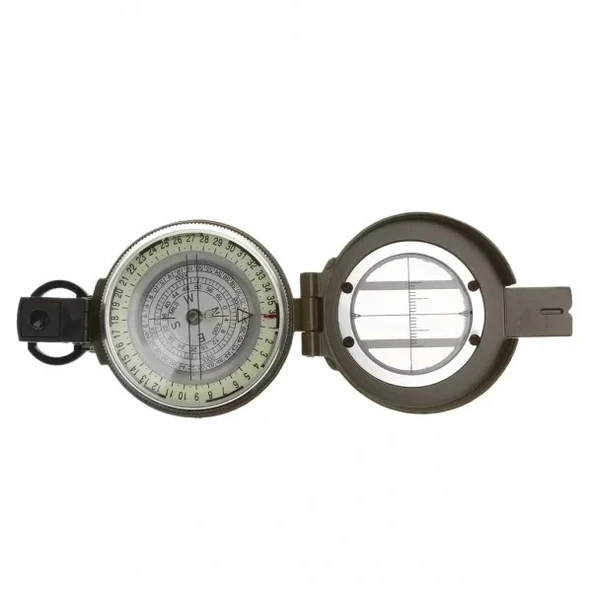 Yüksek Kaliteli,çinko Alaşim Amerikan Askeri Çok Fonksiyonlu Alan Açık Pusuladc601b - Resim 5