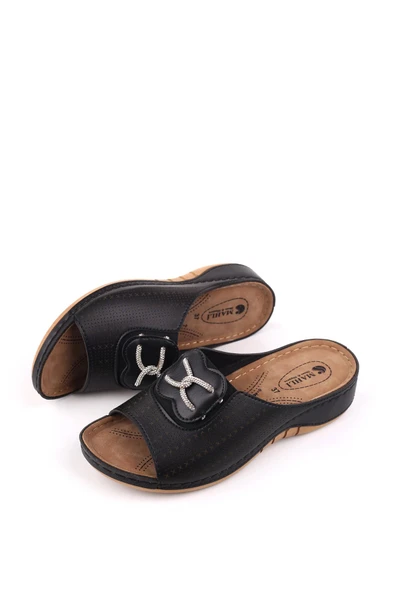 Papuç Sepeti 4741 Kadın Rahat Ortopedik Günlük Terlik - Resim 5