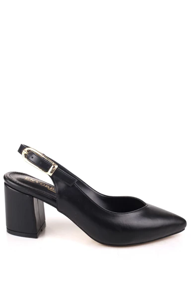 Papuç Sepeti 066 Kadın 7 cm Topuklu Ayakkabı - Resim 4