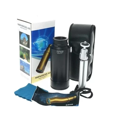 50x50 Panda Metal Gövde Tek Gözle Büyük Mercek Korsan Dürbün Dsyh ürün görseli 1