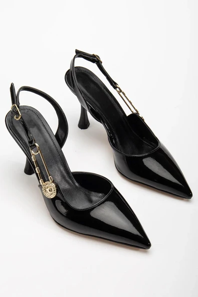 Papuç Sepeti MÇ025 Kadın Klasik 8,5 Cm Topuklu Ayakkabı - Resim 8