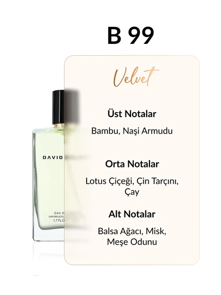 David Walker B99 Quiz 50 ml Kadın Parfüm | Velvet - Resim 2