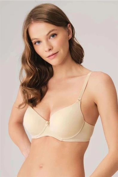 Amora Secret Balenli Destekli Dolgulu Askıları Çıkabilen Günlük Klasik T-Shirt Sütyeni ürün görseli