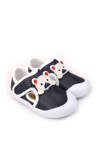 Papuç Sepeti - Arzn 4829 Erkek Bebek Ortopedik İlk Adım Ayakkabısı - Resim 2