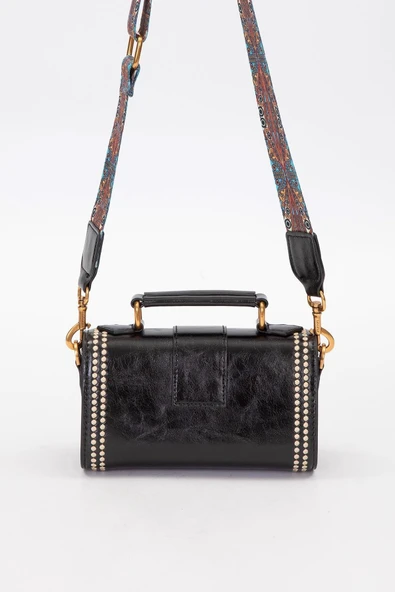 Levidor 930429 Kadın Benek Detay El & Omuz Çantası - Resim 5