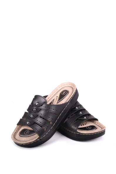 Papuç Sepeti 4870 Hera Kadın Ortopedik Rahat Taban Günlük Terlik - Resim 3