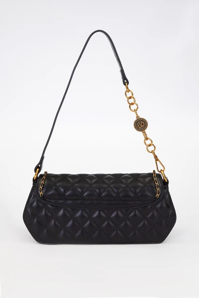 Levidor 930290 Kadın Yelpaze Kilit Detaylı El & Omuz Çantası - Resim 7