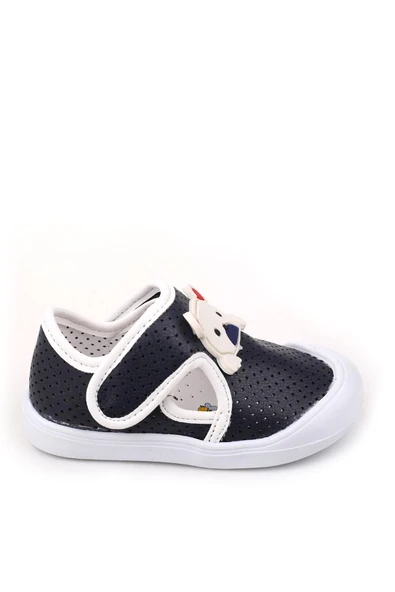 Papuç Sepeti - Arzn 4829 Erkek Bebek Ortopedik İlk Adım Ayakkabısı - Resim 3