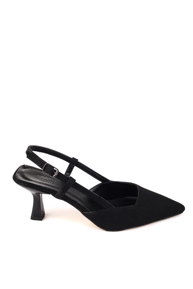 Papuç Sepeti NB-100 Kadın 7 Cm Topuklu Ayakkabı - Resim 3