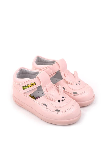 Papuç Sepeti - Şrbb 4795 Kız Bebek Ortopedik İlk Adım Ayakkabısı - Resim 5