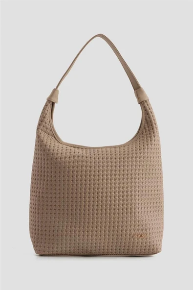 Armine 413 Kadın Örgü Desen Omuz Çantası ürün görseli 1