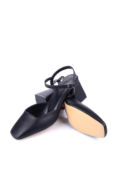 Papuç Sepeti SB-100 Kadın Klasik 7 Cm Topuklu Kadın Ayakkabı - Resim 5