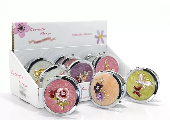 Kabartmalı Desenli El Aynası Alk2880 ürün görseli 1