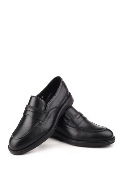 Libero H 1005 Erkek Hakiki Deri Eva Taban Bağcıksız Günlük Ayakkabı - Resim 3