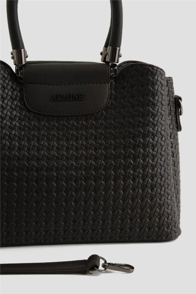 Armine 342 Kadın Örgü Desen El & Omuz Çantası - Resim 3