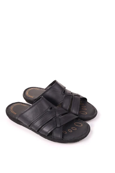 Papuç Sepeti Hakiki Deri Anatomik Rahat Taban Erkek Terliği ürün görseli 1