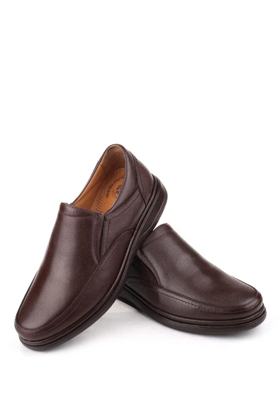 Papuç Sepeti 4562 Erkek  Hakiki Deri Ortopedik Comfort Ayakkabı - Resim 6