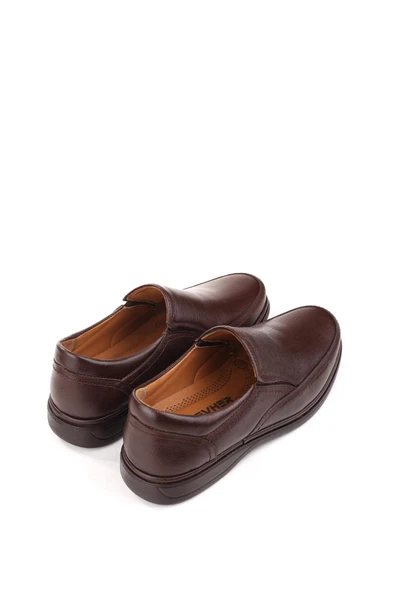 Papuç Sepeti 4562 Erkek  Hakiki Deri Ortopedik Comfort Ayakkabı - Resim 9