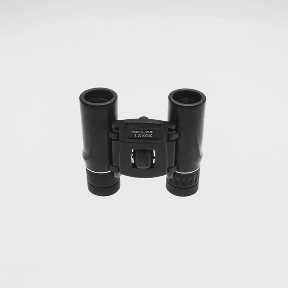 20x21 Nıkula  Cepte Taşımalı Kauçuk Kaplamalı Mini Dürbün  1000m/46m - Resim 2