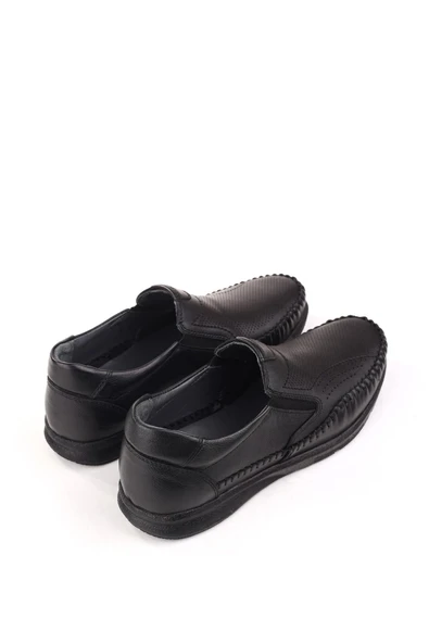 James Franco 250 Erkek Hakiki Deri Bağcıksız Ortopedik Günlük Ayakkabı - Resim 7