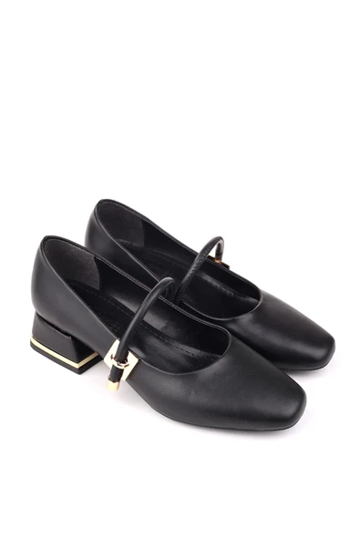 Papuç Sepeti 4772 Kadın 3,5 Cm Topuklu Günlük Rahat Ayakkabı ürün görseli 1