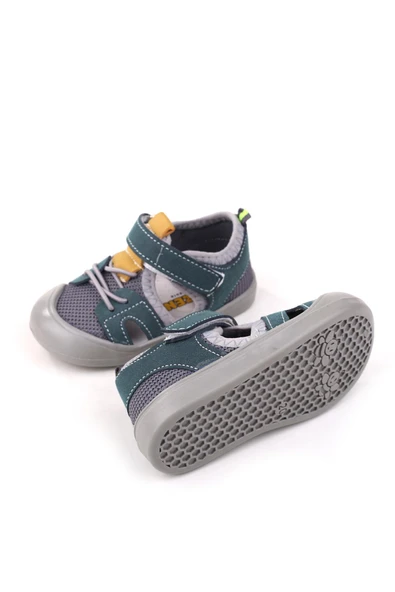 Papuç Sepeti - Arzn 4828 Erkek Bebek Ortopedik İlk Adım Ayakkabısı - Resim 12