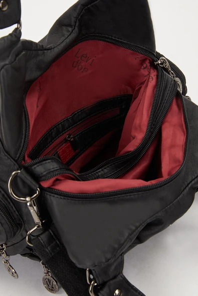 Levidor 930274 Yumuşak Deri Günlük El & Omuz Çantası - Resim 4