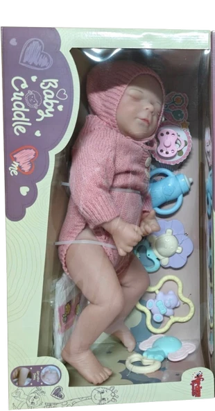 KNG-902-5 905-2 KUT 43 CM GERÇEKÇİ BEBEK VE - Resim 2