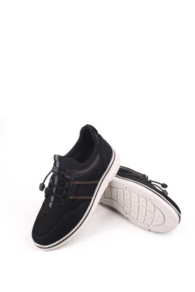 Papuç Sepeti 4705 Erkek Anatomik Taban Hakiki Deri Günlük Ayakkabı - Resim 9