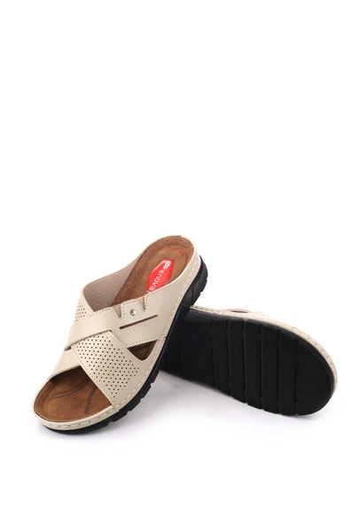 Papuç Sepeti 4742 Kadın Rahat Ortopedik Günlük Terlik - Resim 10