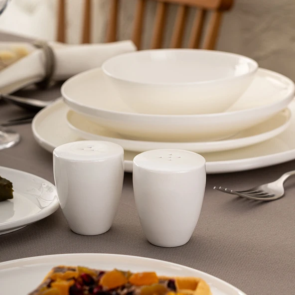 Emsan Alya Beyaz 53 Parça 12 Kişilik Yemek Takımı - Resim 6