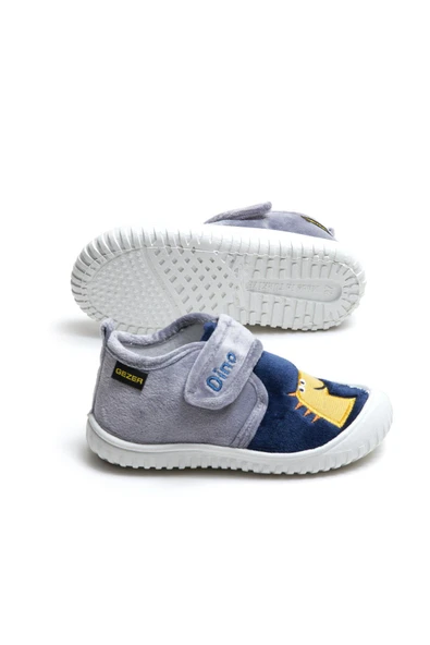 Gezer Kışlık Cırtlı Erkek Çocuk Bebek Günlük Okul Kreş Panduf Ayakkabı - 7