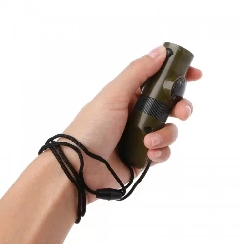 Çok Fonksiyonlu Askeridüdük Pusula Termometre Ile Led Işık - Resim 6