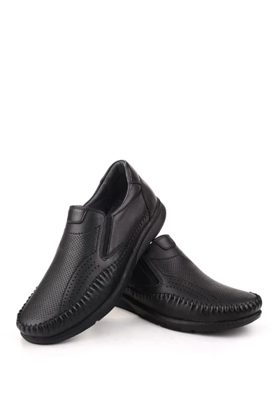 James Franco 250 Erkek Hakiki Deri Bağcıksız Ortopedik Günlük Ayakkabı - Resim 5