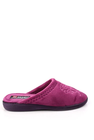 Gezer 14520 Cırtlı Çıkarılabilir Taban Günlük Kadın Ev-Halı Terliği - Resim 2