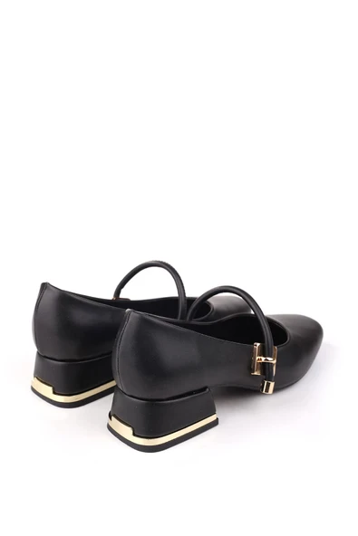 Papuç Sepeti 4772 Kadın 3,5 Cm Topuklu Günlük Rahat Ayakkabı - Resim 7