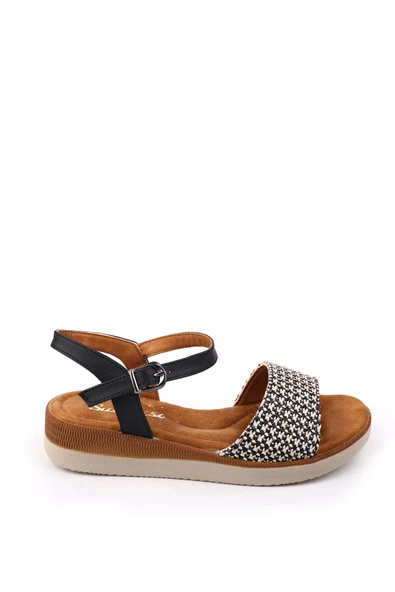 Papuç Sepeti 340 Kadın Günlük Anatomik Rahat Taban Sandalet - Resim 3