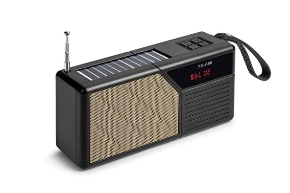 Concord YGA86 Solar Güneş Enerji FM Radyo Fenerli Bluetooth Hoparlör - 4