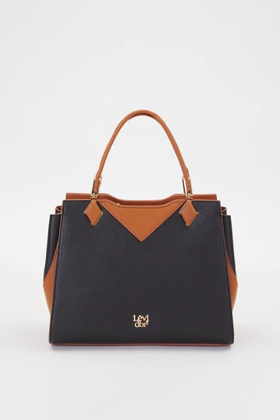 Levidor Siyah Camel Kadın Omuz Çantası 930204 ürün görseli