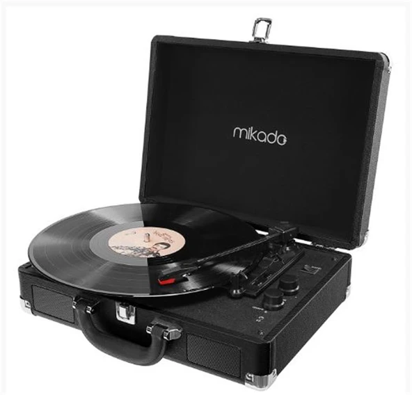 Mikado Nostalgia MN-P317 Siyah Pikap+Rca+Bluetooth Destekli Müzik Kutusu ürün görseli